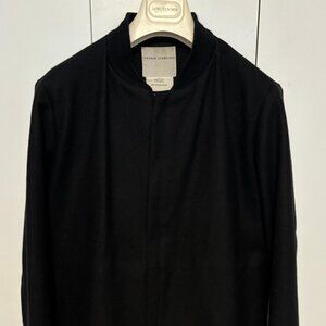 Stephan Schneider Black Wool Thinner Bomber Jacket Size 5 - Medium